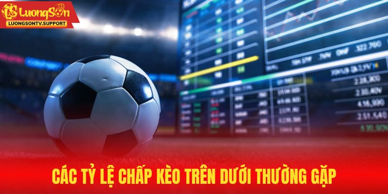 Các tỷ lệ chấp thông dụng nhất trong kèo trên dưới